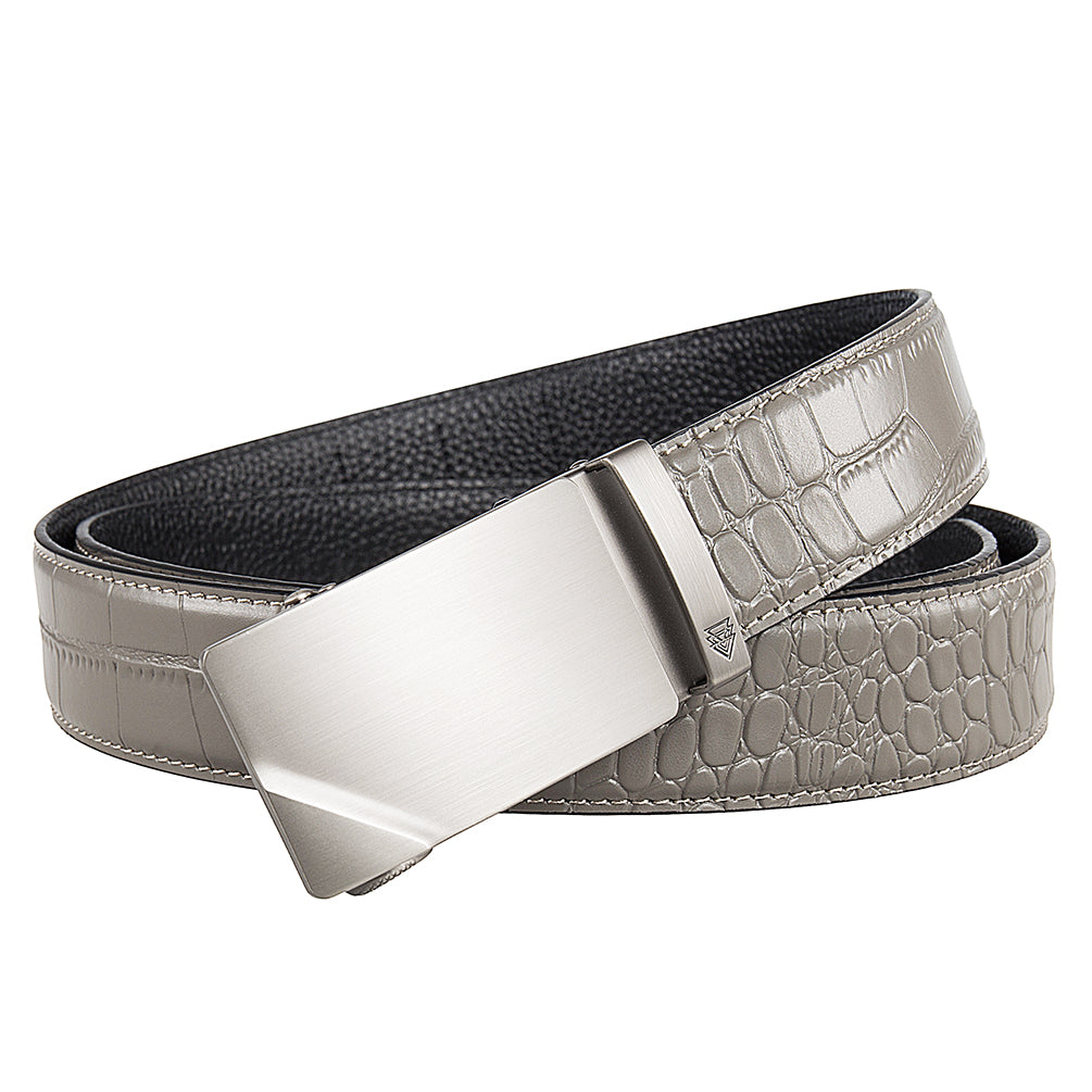 HUNTER + MOCK CROC PEBBLE GRAIN LEATHER