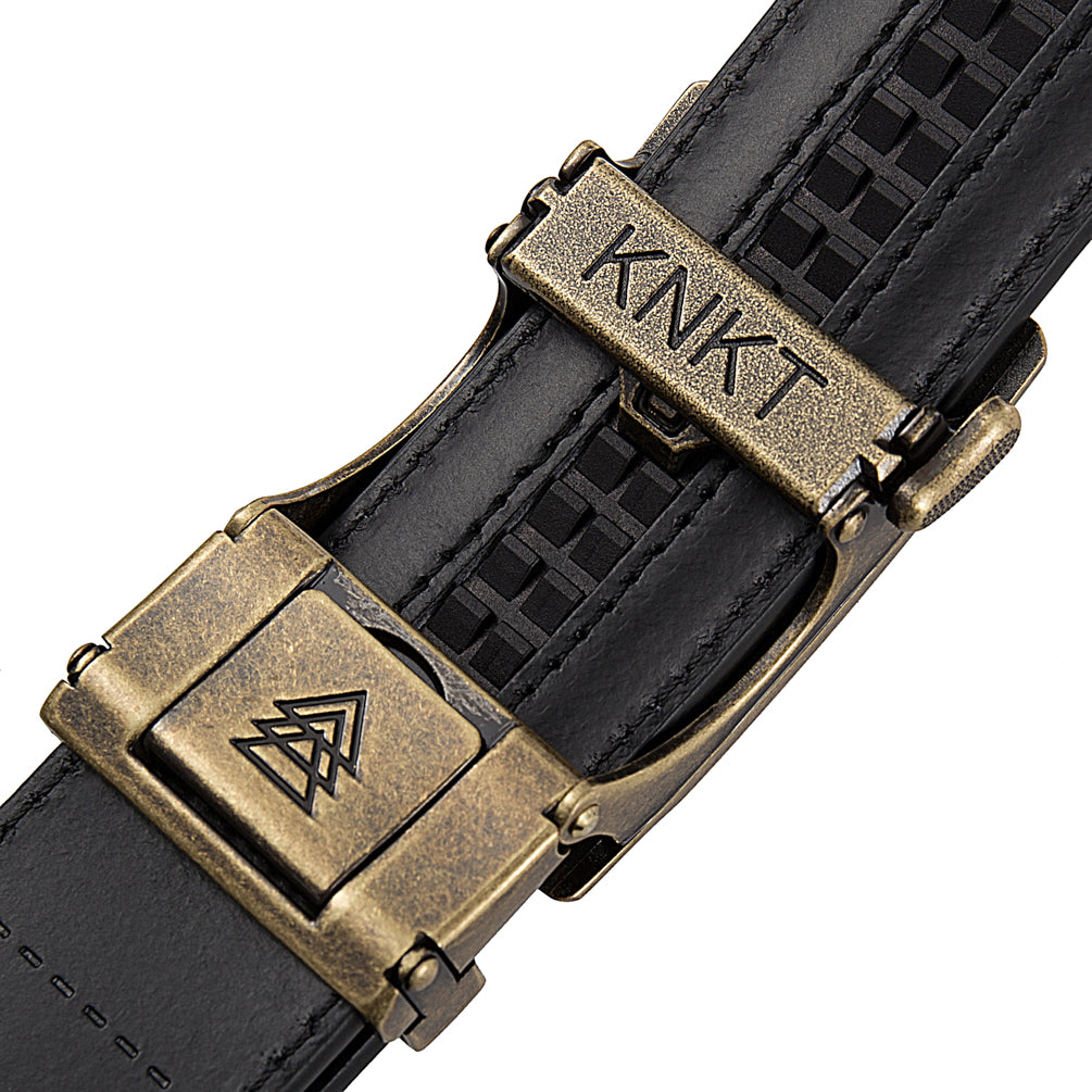 RIDGE (GOLD) + ITALIAN FULL-GRAIN LEATHER