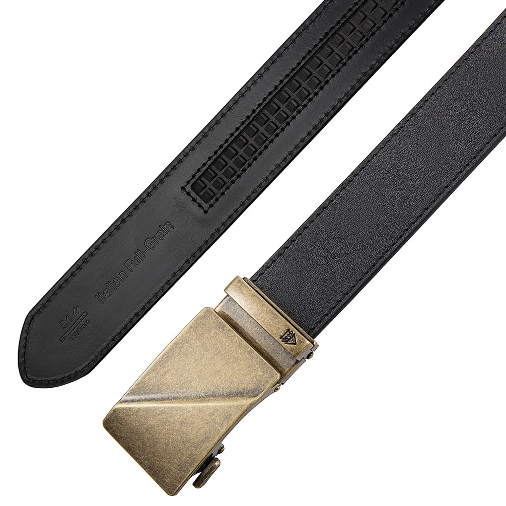 RIDGE (GOLD) + ITALIAN FULL-GRAIN LEATHER