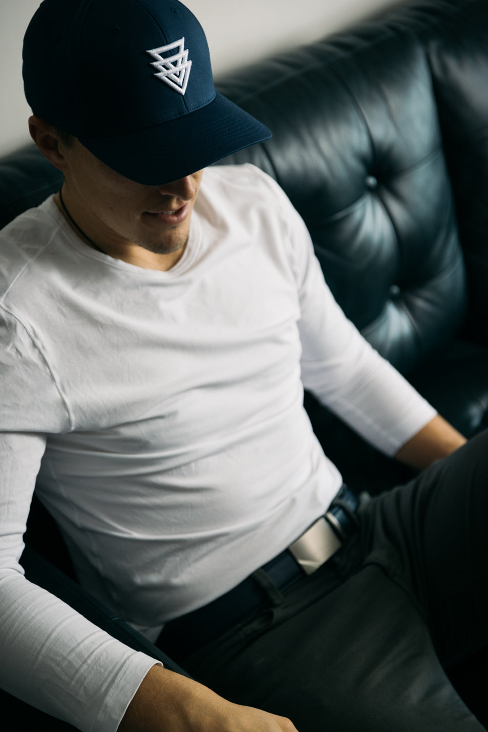 TRIANGLES FITTED TRUE NAVY