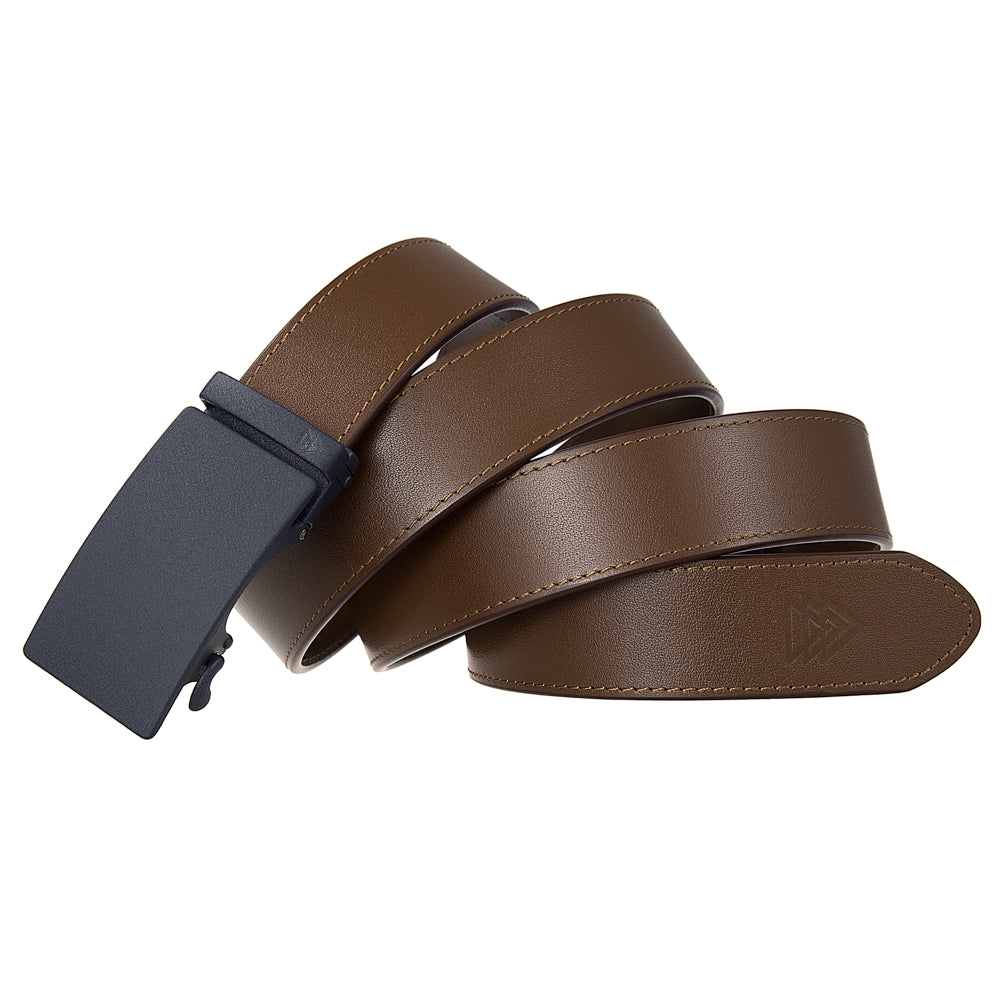 CUTTER (NAVY) + ITALIAN FULL-GRAIN LEATHER