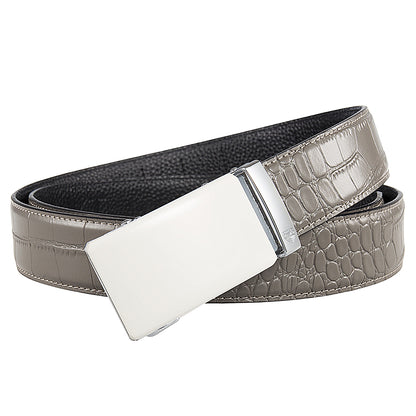 GHOST + MOCK CROC PEBBLE GRAIN LEATHER