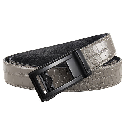 ODYSSEY (BLACK) + MOCK CROC PEBBLE GRAIN LEATHER