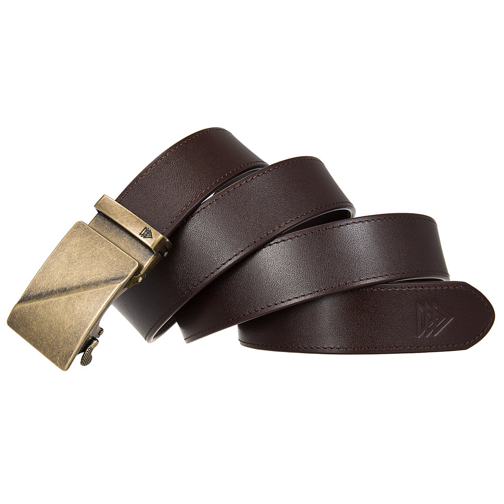 RIDGE (GOLD) + ITALIAN FULL-GRAIN LEATHER