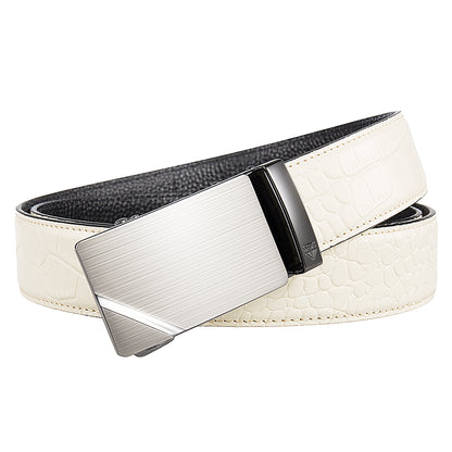 PLAYER + MOCK CROC PEBBLE GRAIN LEATHER