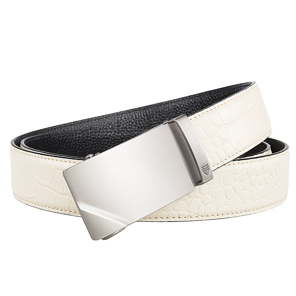 HUNTER + MOCK CROC PEBBLE GRAIN LEATHER
