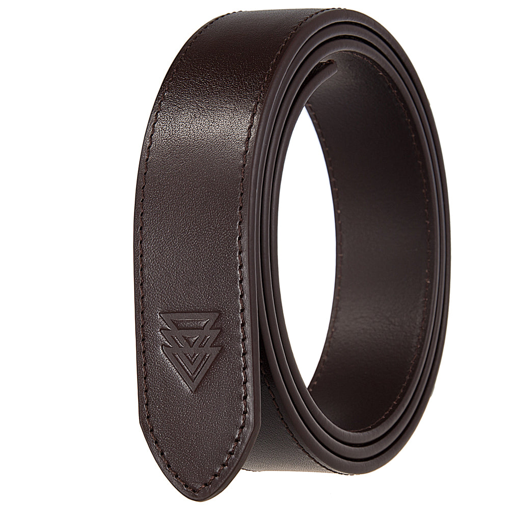 MAHOGANY ITALIAN FULL-GRAIN LEATHER