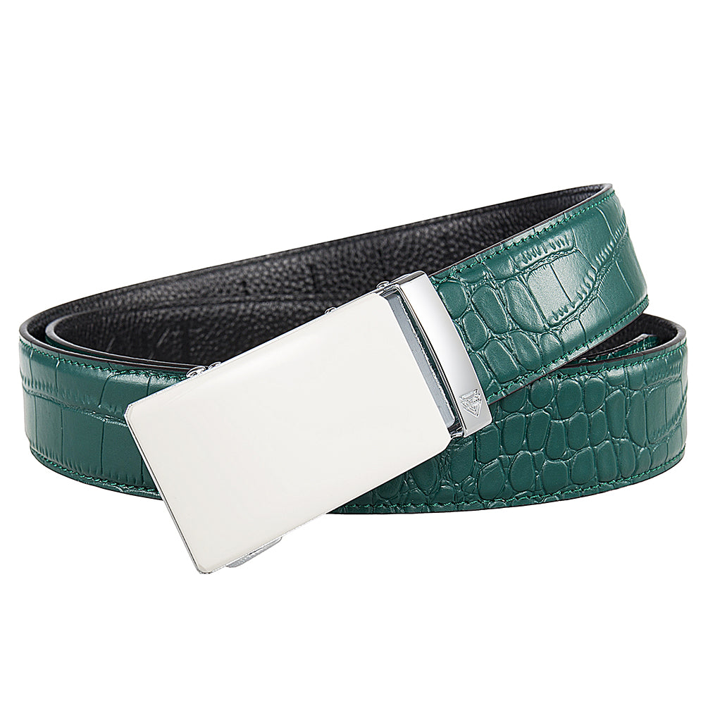 GHOST + MOCK CROC PEBBLE GRAIN LEATHER