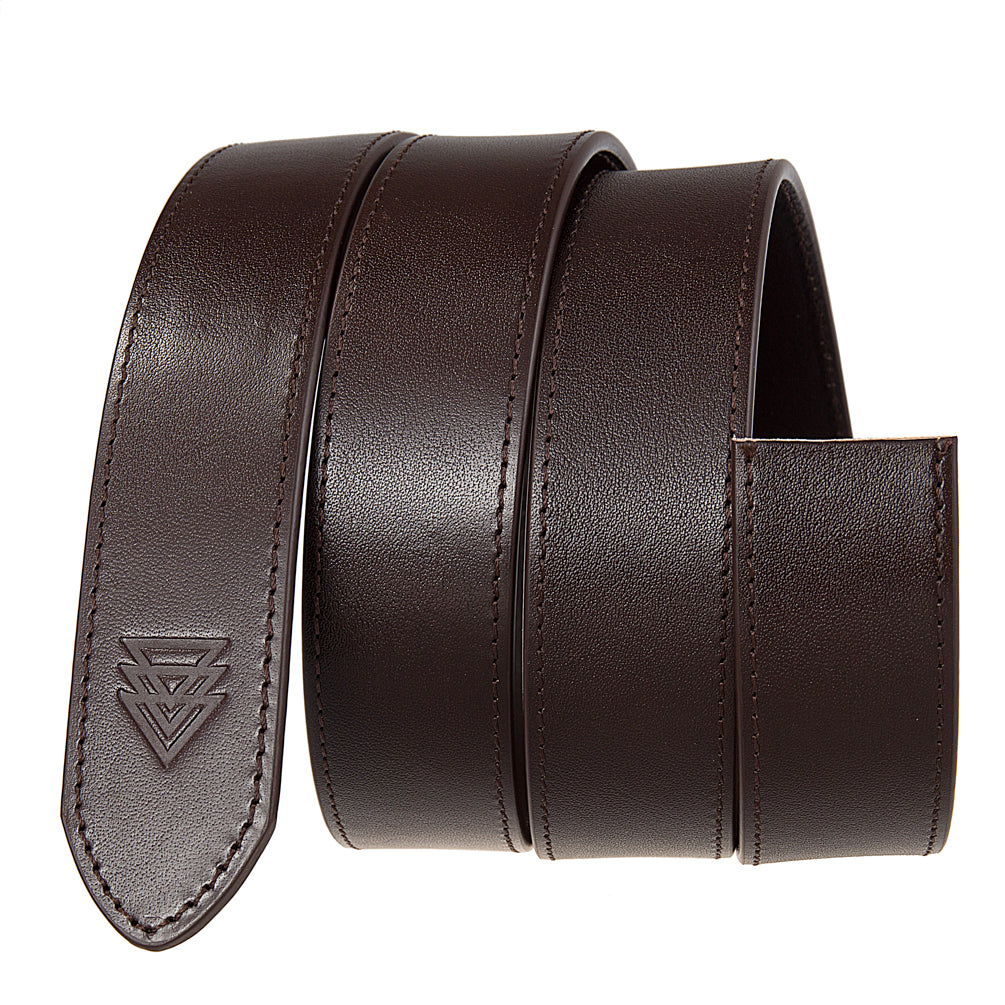 MAHOGANY ITALIAN FULL-GRAIN LEATHER