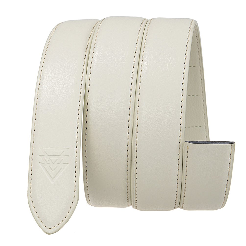 CREAM STANDARD LEATHER 30mm