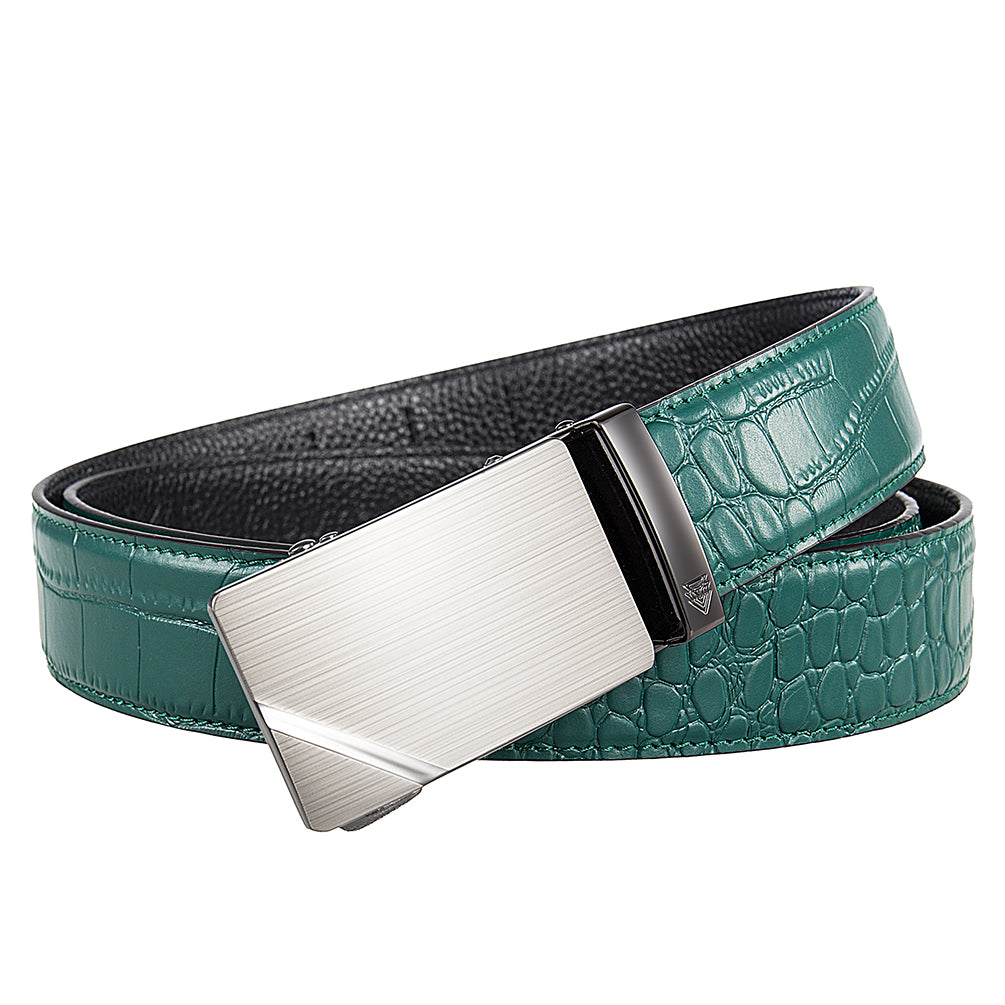 PLAYER + MOCK CROC PEBBLE GRAIN LEATHER