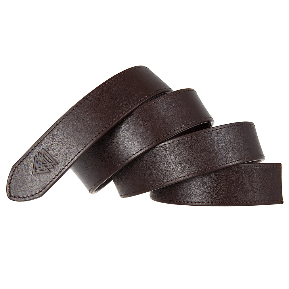 MAHOGANY ITALIAN FULL-GRAIN LEATHER