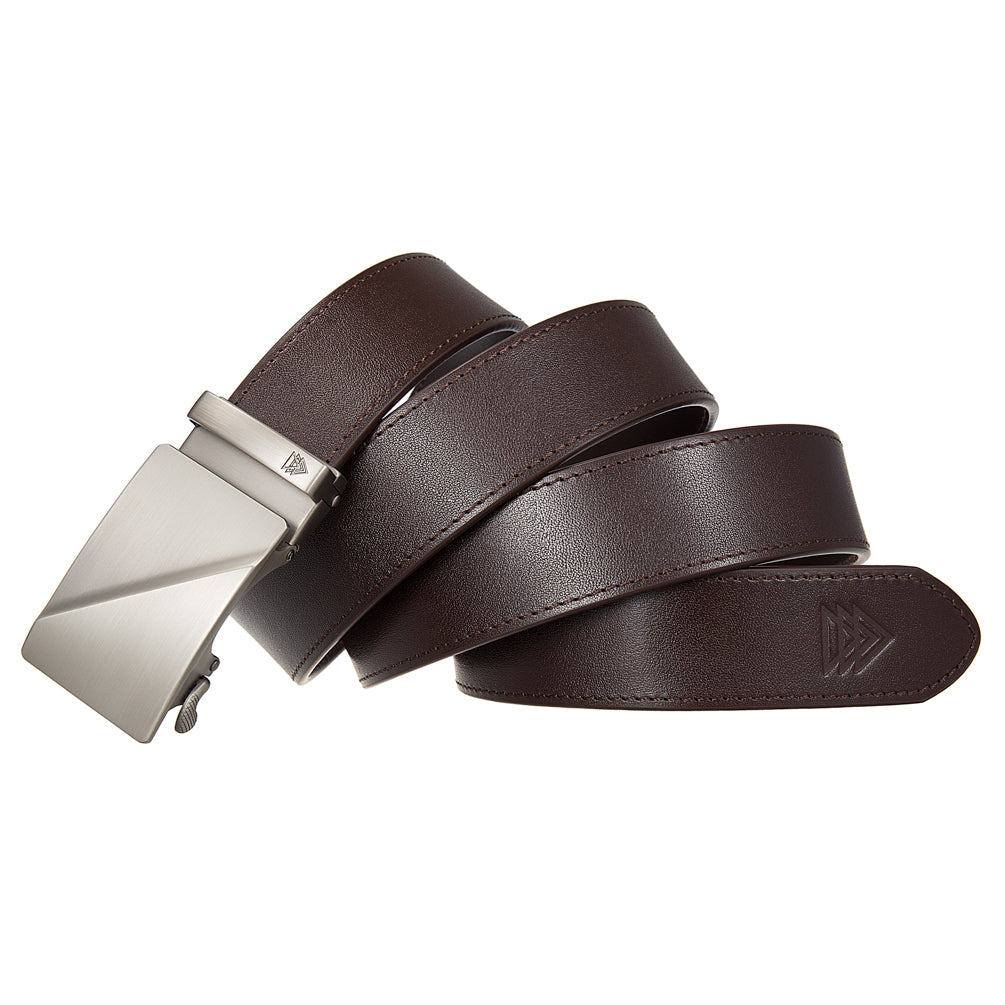 RIDGE (STEEL) + ITALIAN FULL-GRAIN LEATHER