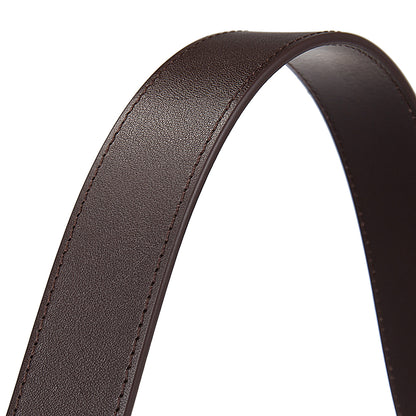 MAHOGANY ITALIAN FULL-GRAIN LEATHER