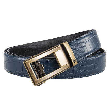 ODYSSEY (GOLD) + MOCK CROC PEBBLE GRAIN LEATHER