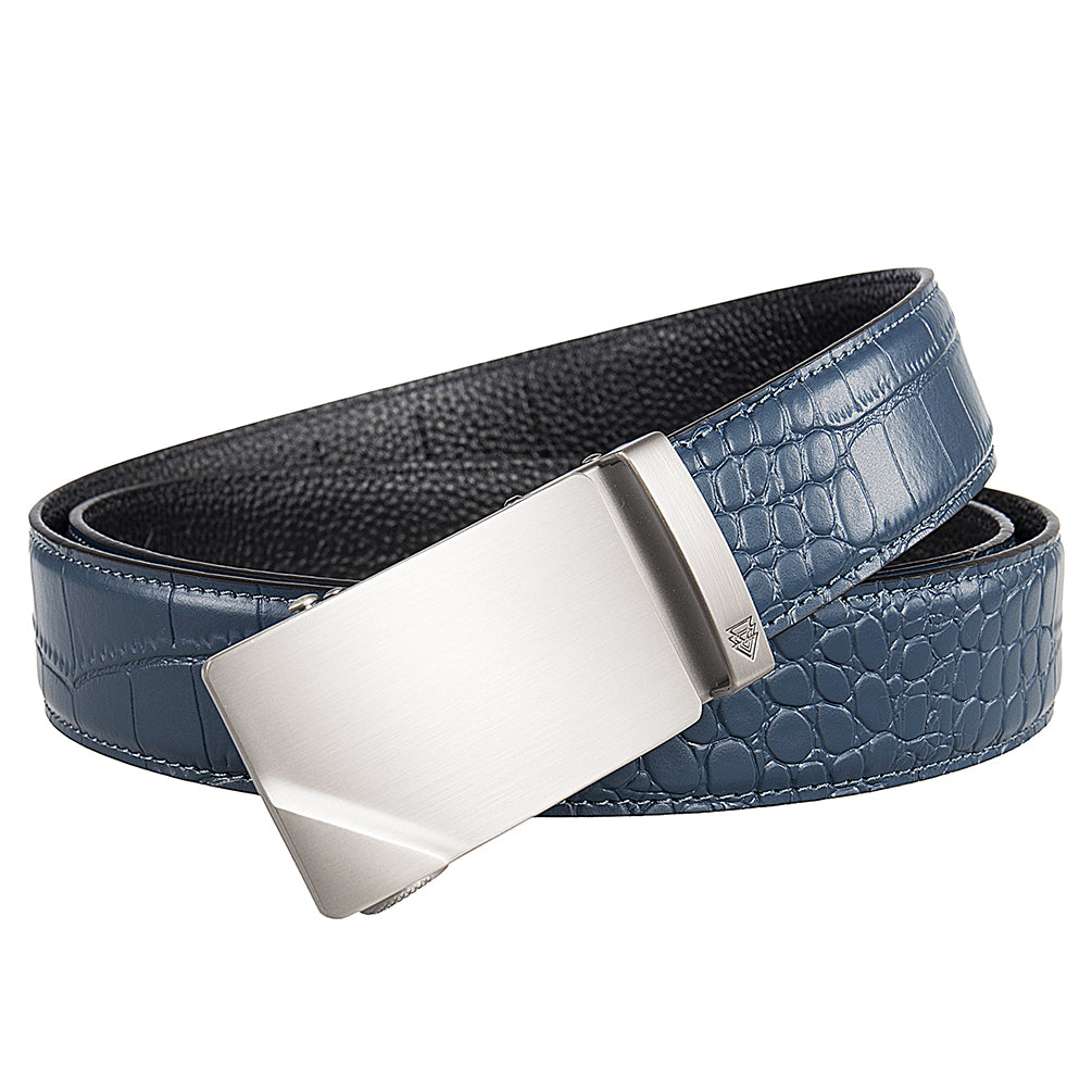 HUNTER + MOCK CROC PEBBLE GRAIN LEATHER