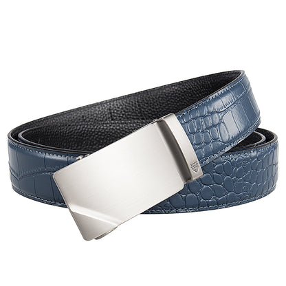 HUNTER + MOCK CROC PEBBLE GRAIN LEATHER