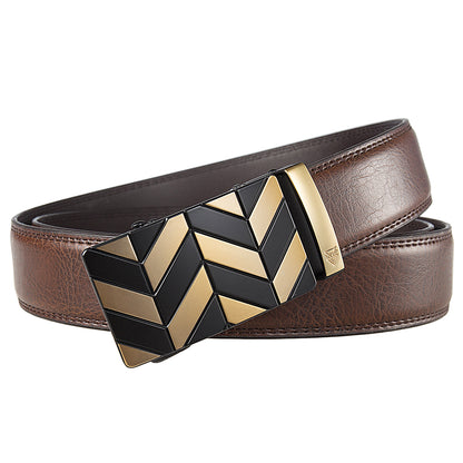 GOLD CHEVRON + STANDARD LEATHER