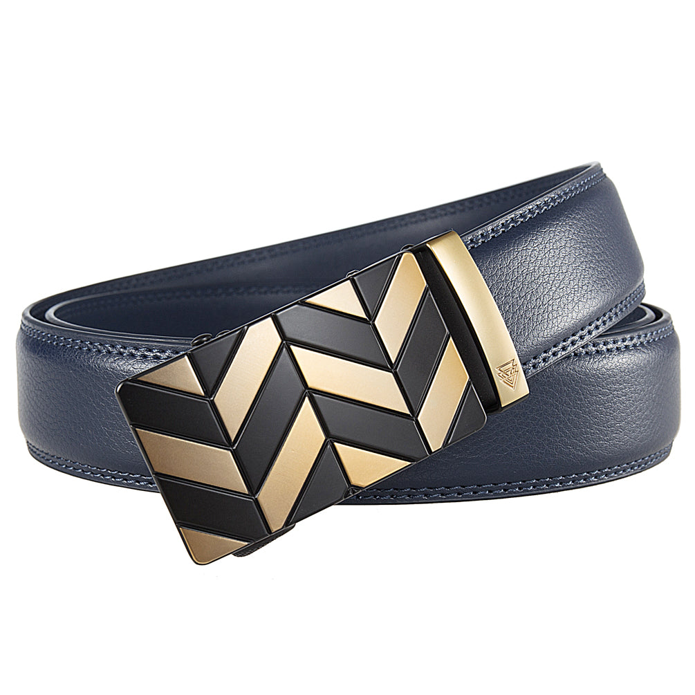 GOLD CHEVRON + STANDARD LEATHER