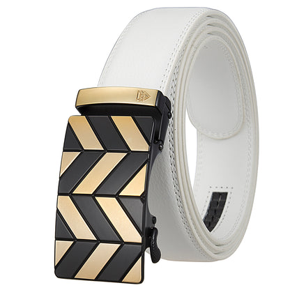 GOLD CHEVRON + STANDARD LEATHER