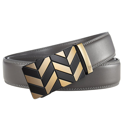 GOLD CHEVRON + STANDARD LEATHER