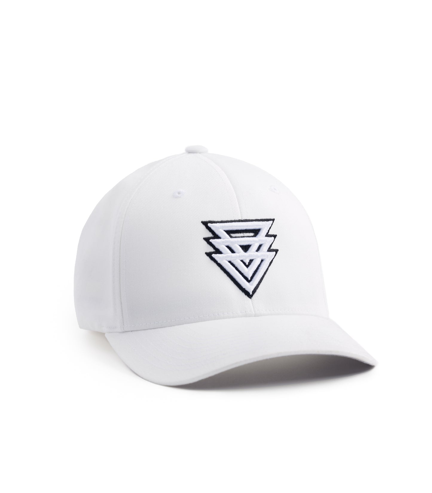 TRIANGLES FITTED WHITE / WHITE