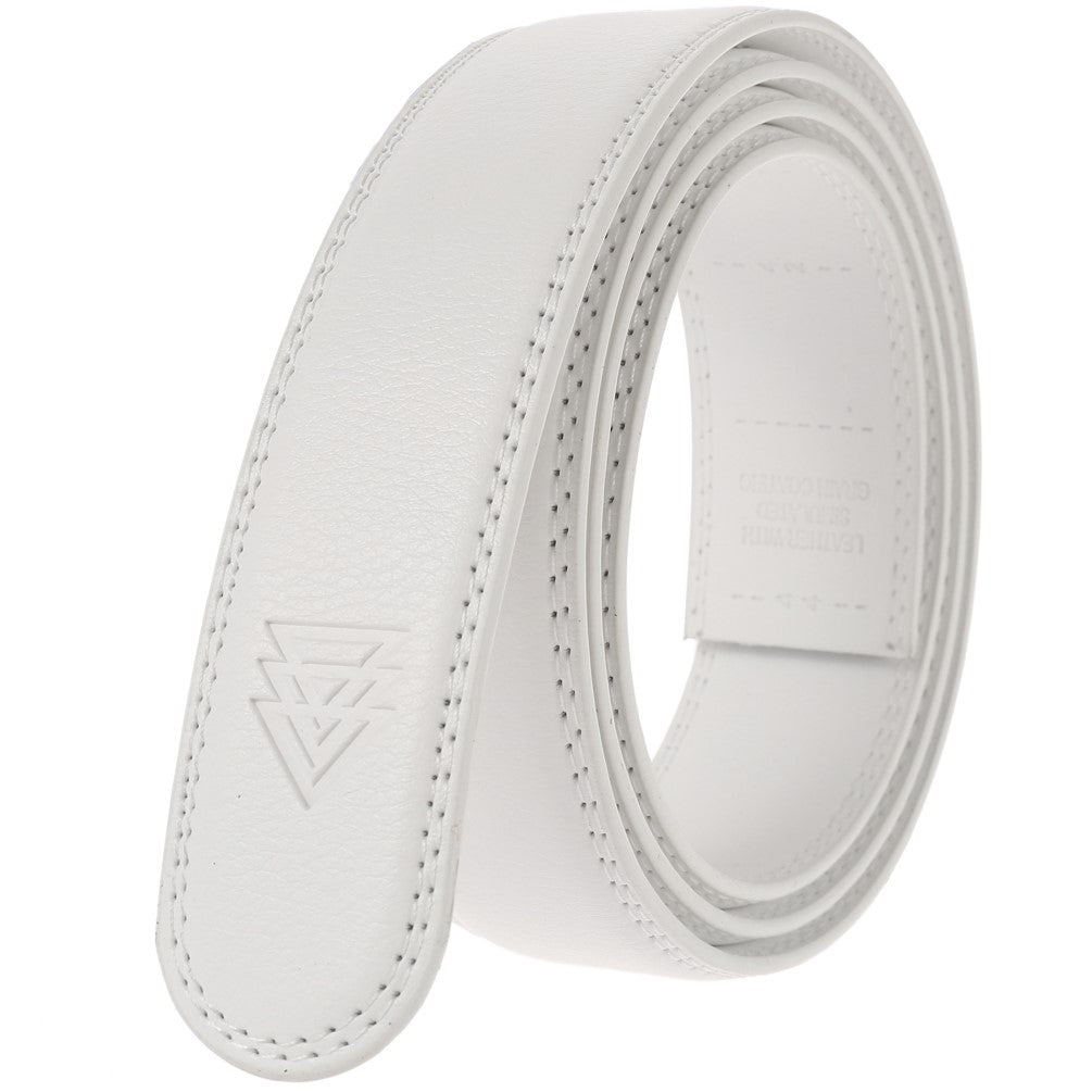 Classic White Leather – KNKT Belts