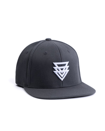 TRIANGLES SNAPBACK DARK GREY