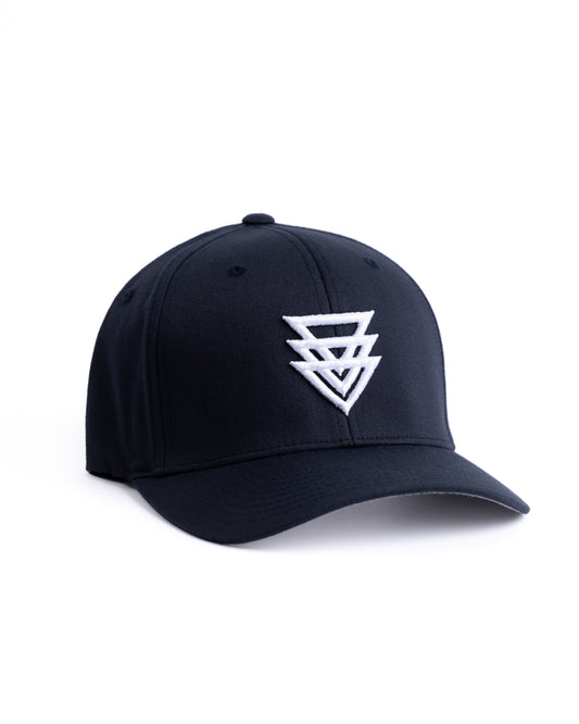 TRIANGLES FITTED DARK NAVY